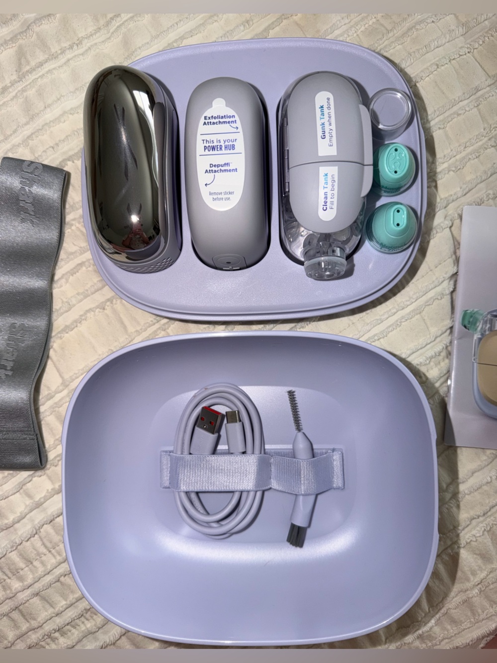 Shark FacialPro™ Glow + DePuffi At Home Facial System in Lilac - Picture 2 of 10